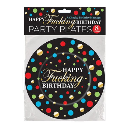 Adult Pleasure Pro - Happy Fucking Birthday Plates - Pack Of 8