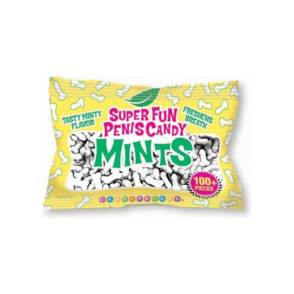 Delightful Pleasures Super Fun Penis Candy Mints Bag - Model P100 - Unisex - Oral Pleasure - Vibrant Pink