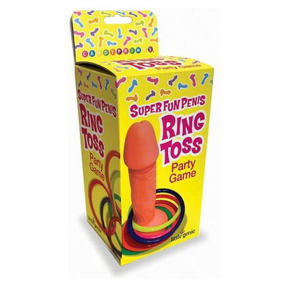 Introducing the Vibrant Pleasure Co. Super Fun Penis Ring Toss Game - Model PRT-6R: A Playful and Colorful Bachelorette Party Game for Endless Fun and Laughter! - Adult Naughty Store