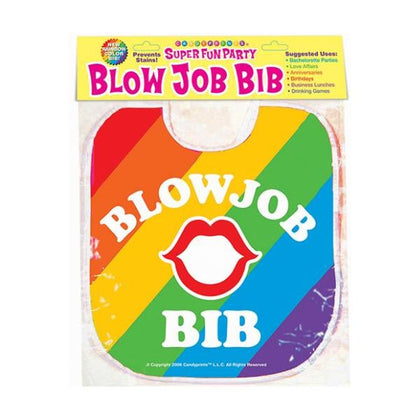 Introducing the Sensation Deluxe Blow Job Bib: The Ultimate Pleasure Protector for Him! - Adult Naughty Store