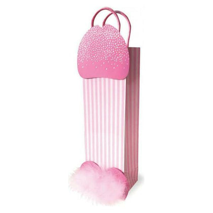 Spice up your gift-giving with the Pleasure Provisions 3D Sparkling Penis Gift Bag - the perfect accessory for presenting your favorite wine, vibrator, or any other sexy gift!