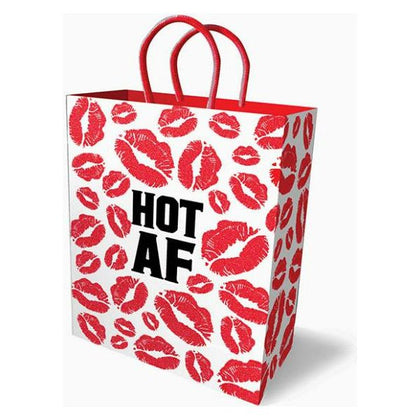 Luxuria Pleasure Collection - Hot AF Red Lips Pattern Luxury Gift Bag for Naughty Surprises