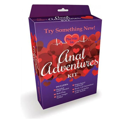 Introducing the SensaToys Anal Adventures Kit - Model AAK-101: The Ultimate Exploration Set for Couples - Unleash Pleasure and Excitement in the Backdoor Bliss - Vibrant Violet - Adult Naughty Store