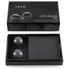 LELO Luna Beads Noir - Premium Pelvic Floor Strengthening Ben Wa Balls for Women - Model LNB-001 - Intense Pleasure and Discreet Vibrations - Black