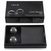 LELO Luna Beads Noir - Premium Pelvic Floor Strengthening Ben Wa Balls for Women - Model LNB-001 - Intense Pleasure and Discreet Vibrations - Black - Adult Naughty Store