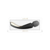 LELO Smart Wand 2 Large Black - Powerful Waterproof SenseMotion Wand Vibrator for Targeted Intimate Massages - Adult Naughty Store