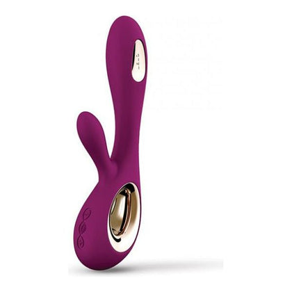 Lelo Soraya Wave Dual-Action G-Spot and Clitoral Vibrator - Model S2WDR - Deep Rose