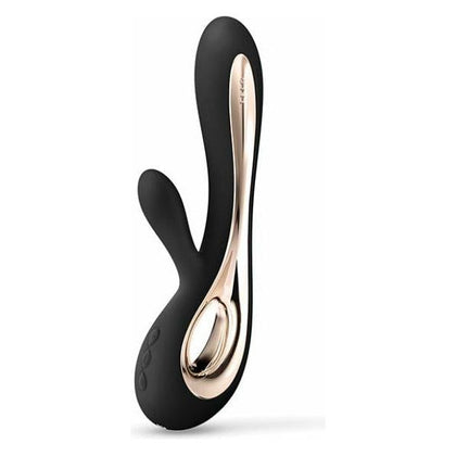 Lelo Soraya 2 Dual Action Rabbit Vibrator - Model S2B - Women's G-spot and Clitoral Stimulation - Black