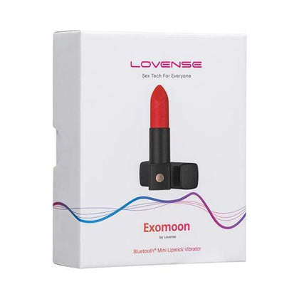 Lovense Exomoon Lipstick Vibe - Red: The Ultimate Discreet Lipstick Bullet Vibrator for Intense Pleasure
