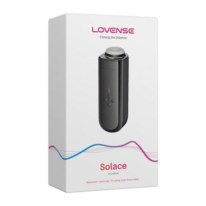 Introducing the **Lovense Solace Thrusting Masturbator - Black** - The Ultimate App-Controlled Automatic Thrusting Male Masturbator (Model: Solace) for Intense Pleasure, Desirable Stimulation, and Unmatched Satisfaction 🖤.