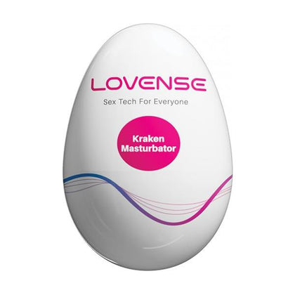 Lovense Kraken Masturbator Egg - Model K3, White - Male Stroker for Intense Pleasure