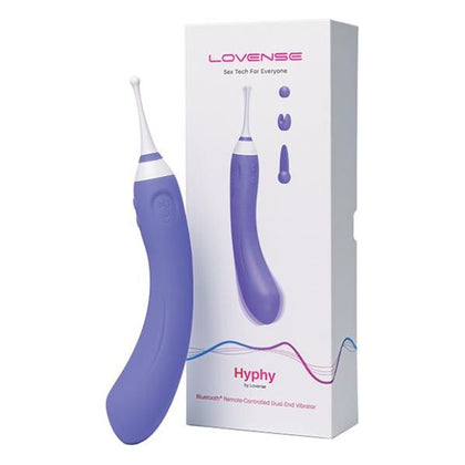 Lovense Hyphy Hi-frequency Stimulator - Purple: Dual-End Fast Orgasm Vibrator for Women - Model HP-93BV - G-Spot & High-Frequency Stimulation