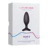 Lovense Hush 2 - Model LVS-BP2-175B - Versatile Vibrating Butt Plug for Men and Women - Black