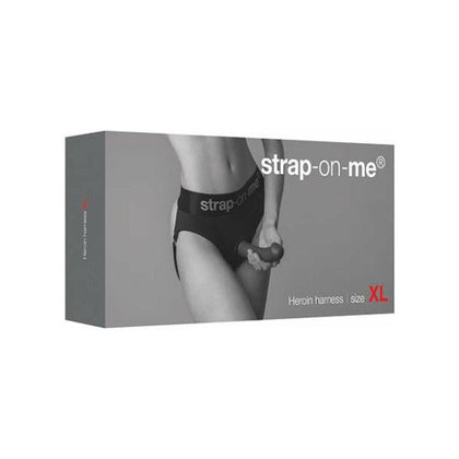 Strap-On-Me Heroine Harness - Black XL | Strap-On Dildo Compatible | Model XYZ | Unisex | Pleasure for All Areas