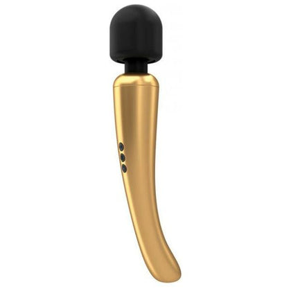 Dorcel Megawand Rechargeable Wand Black Gold - Powerful Pleasure for All Genders and Sensational Stimulation for Every Erogenous Zone