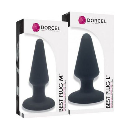 Dorcel Best Plug Expert Kit M-L - Black: Premium Silicone Anal Plug Set for Deep Pleasure