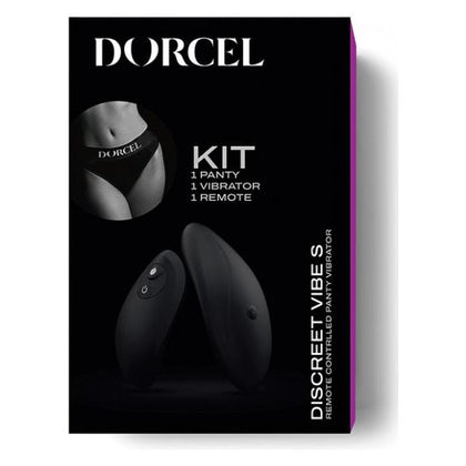 Dorcel Discreet Panty Vibe W-Panty XXL - Black: Remote Controlled Vibrator for Intimate Pleasure