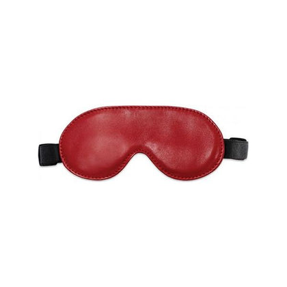 Sultra Leather Blindfold - Sensation-Enhancing Red Lambskin Blindfold for Unforgettable Pleasure