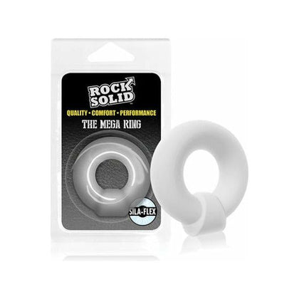 Introducing the Rock Solid Mega Ring - Translucent: The Ultimate Pleasure Enhancer for Men