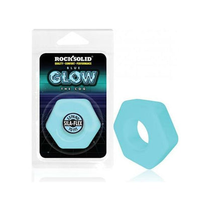 Rock Solid Glow In The Dark The Cog Ring - Blue