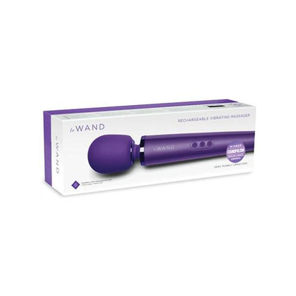 Le Wand Rechargeable Massager - Powerful Vibrating Pleasure for All Genders - Intense Stimulation for Ultimate Satisfaction - Model X5 - Purple - Adult Naughty Store