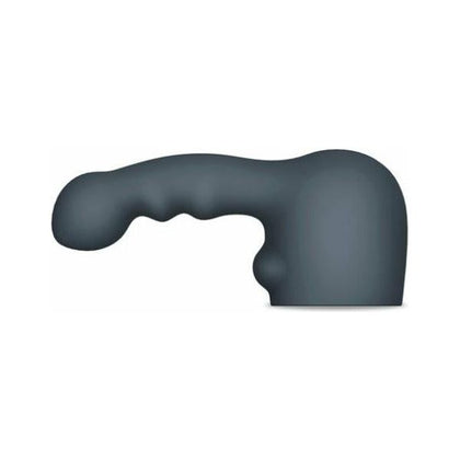 Le Wand Ripple Weighted Silicone Attachment: The Ultimate Pleasure Enhancer for Intense Stimulation and Fullness - Model LWRA-001 - Gender-Neutral - Smoke Grey - Adult Naughty Store