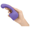 Le Wand Petite Curve Attachment - Weighted Silicone Pleasure Wand for Intense Stimulation - Model LWP-CRV-PT - Female - Clitoral and G-spot Pleasure - Deep Plum - Adult Naughty Store