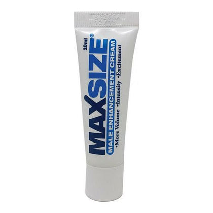 MaxSize Cream - Enhancing Gel for Intense Pleasure - Model X10 - Male - Genital Stimulation - Warming Sensation - 10ml