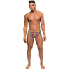 Male Power Pride Fest Contoured Pouch Mini Shorts Rainbow SM-01 - Men's Small Lingerie for Sensational Comfort and Style - Adult Naughty Store