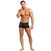 Male Power Satin Lycra Boxer Shorts Black Large - Sensual Comfort for Men's Intimate Moments - Model SPB-100L - Adult Naughty Store