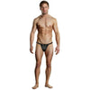 Male Power Bong Thong Black L-XL - Sensual Men's Lingerie for Intimate Pleasure - Adult Naughty Store