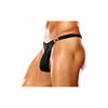 Male Power Black Bong Clip Thong Underwear - S-M, Men's Lingerie, Model MP-BC-001, Pleasure Pouch - Adult Naughty Store