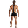 Male Power Sling Short Black L-XL: Sensual Supportive Underwear for Men, Model MP-SS-BLXL, Waist 36