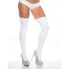 Wet Look Thigh-Highs - Sensual White Elastane Lingerie for Women - Model WLTH-01 - Intimate Pleasure Wear - One Size - Adult Naughty Store