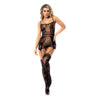 Mapale Floral Fishnet Bodystocking - Sensual Intimacy Lingerie, Model FF-001, Unisex, Exquisite Pleasure for All, One Size Fits Most - Adult Naughty Store