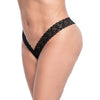 Lace V Front Boy Short Black XL - Seductive Intimates Lingerie Model 2021B - Women's Sensual Lace Underwear for Ultimate Comfort and Style - XL Size - Adult Naughty Store