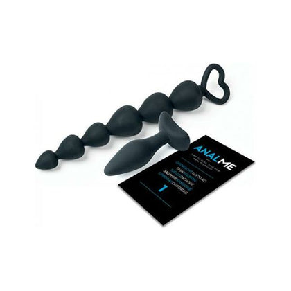 Tease & Please - ANALME Anal Play Kit - Model X123 - Unisex - Pleasure for the Backdoor - Midnight Black - Adult Naughty Store