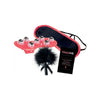 Tease & Please - TOUCHME Erotic Couples Game: Sensual Massage Tool, Tickling Feather, Eye Mask - Model: XXX-ME-TOUCHME-001 - For Couples - Pleasure for Intimate Areas - Black - Adult Naughty Store