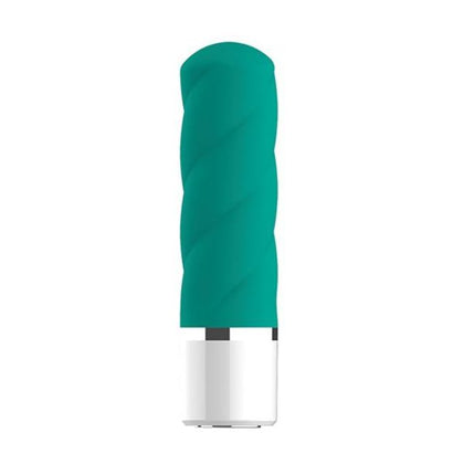 Indulge in Sensational Pleasure with the Nobu Mini Siera Twisted Bullet Vibrator - Model NBTB-001 for Women - Teal 🌟