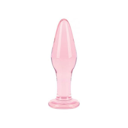 Nobu Slim Plug - Pink: Exquisite Handcrafted Glass Gem for Sensual Anal Pleasure - Adult Naughty Store