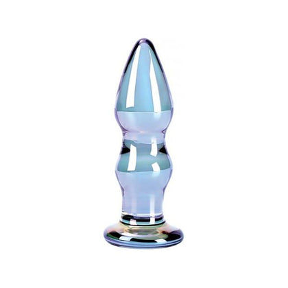 Nobu Galaxy Explorer - Blue: Handcrafted Glass Gem for Sensual Exploration and Pleasure - Adult Naughty Store