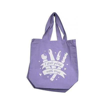 Nobu I Still Play With Toys Reusable Tote - Lilac - Adult Naughty Store