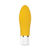 Nobu Mini Suba Ribbed Bullet - Model S1 Yellow: Unisex Waterproof Travel Vibrator for Clitoral Stimulation - Adult Naughty Store