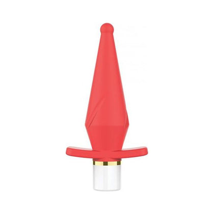 Introducing: Nobu Mini Stan Tapered Butt Plug - Coral. Experience Luxurious Pleasure Anywhere! - Adult Naughty Store