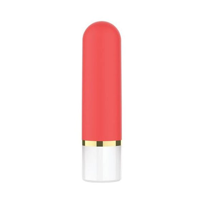 Introducing the Nobu Mini Sari Classic Bullet in Coral: Powerful & Portable Bullet Vibrator - Model Mini Sari - Gender-Neutral Pleasure Toy in Coral