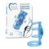 Doctor Love Zinger Vibrating Cock Cage Blue - The Ultimate Pleasure Device for Men