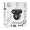 Sensuelle Bullet Ring Cock Ring 7 Function Black: The Ultimate Intimate Pleasure Enhancer for Couples and Solo Play - Adult Naughty Store