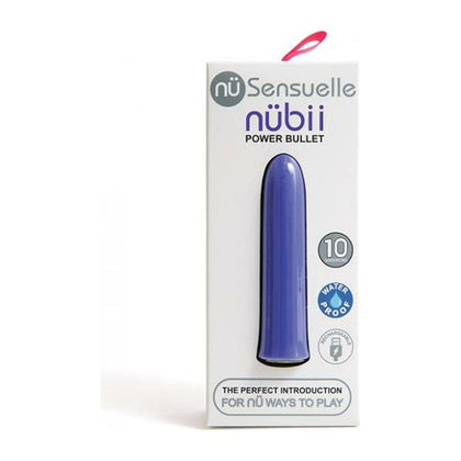 Nu Sensuelle Nubii NSB-15 Ultra Violet Rechargeable Bullet Vibrator for Beginner Pleasure Seekers - Intense Stimulation for Her, Ultra Violet - Adult Naughty Store