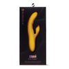 Nu Sensuelle Nubii Kiah NKHR-01 Heating Rabbit Vibrator - Dual Stimulation for Women - G-Spot and Clitoral Pleasure - Yellow