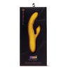 Nu Sensuelle Nubii Kiah NKHR-01 Heating Rabbit Vibrator - Dual Stimulation for Women - G-Spot and Clitoral Pleasure - Yellow - Adult Naughty Store